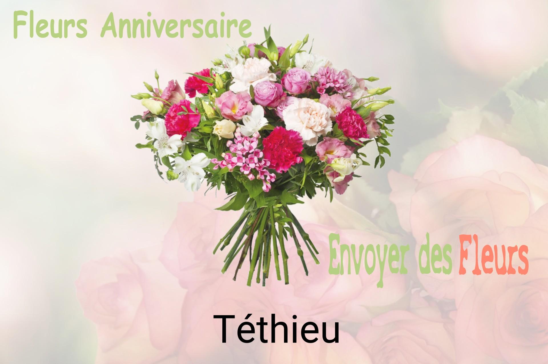 Bouquet de fleurs d’anniversaire livré à Téthieu
