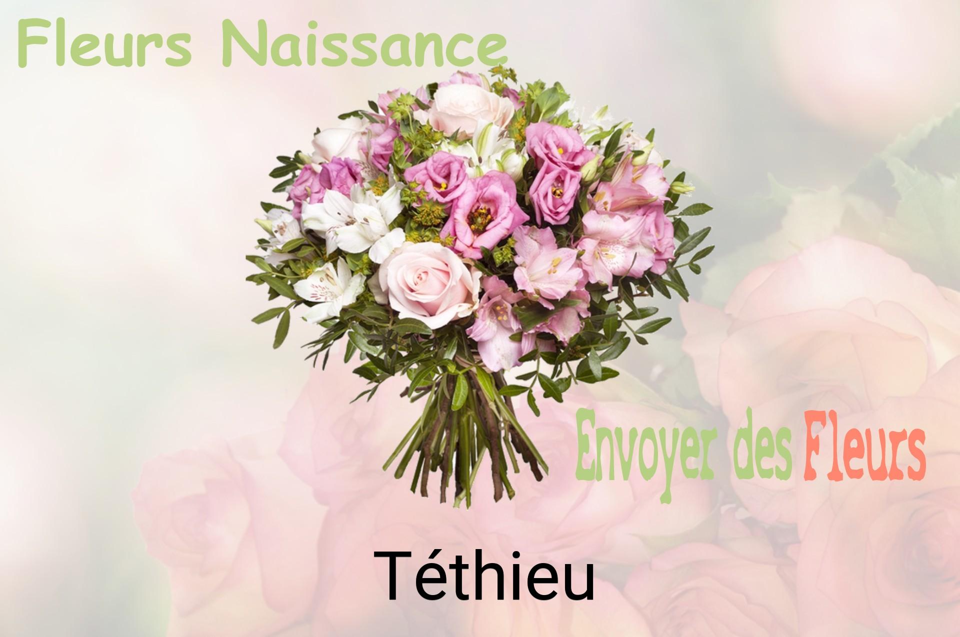Bouquet de fleurs de naissance livré à Téthieu
